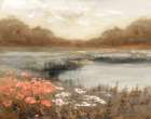 Moody Meandering River Art Print