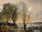 Moody Amongst The Reeds Art Print
