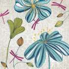 Flowers and Dragonflies