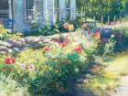 Noon Along The Wall Art Print
