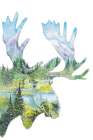 Moose Art Deco Print