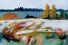 Along the River Art Print
