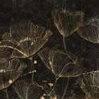 Midnight Blossoms I Botanical Print