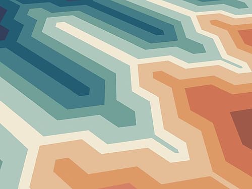 Funky Geo I Art Print