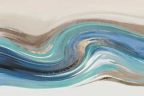 Blue Elements II Art Print