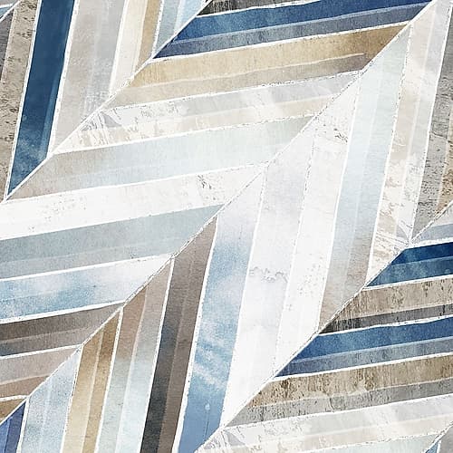 Diagonal Herringbone Art Print