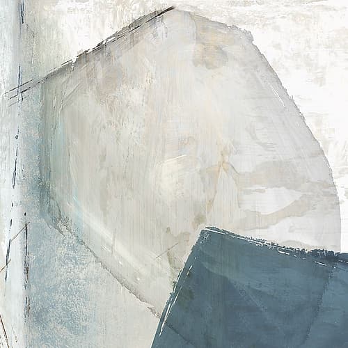 Varied Blue Abstract Minimalist Print