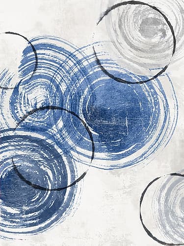 Sapphire Cosmic Dance I Minimalist Print