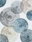 Aqua Rhythmic Reverie I Art Print