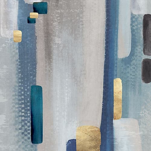 Blues of Klimt II Minimalist Print