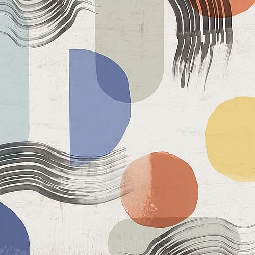 Versatile Geometrics I Abstract Art Print