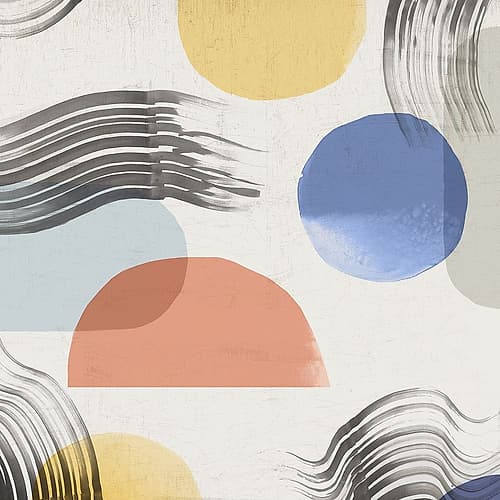 Versatile Geometrics II Abstract Art Print