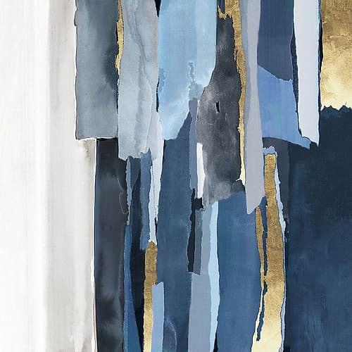 Blue Symphony II Abstract Art Print