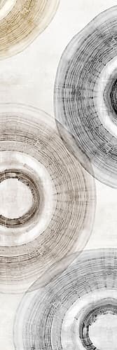 Soft Grey Circles I Minimalist Print