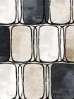 Muted Grid of Rounded Rectangles Abstract Art Print