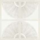 Quartered Circles in Pale Symmetry Minimalist Print