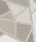 Geometric Patterns in Muted Gray Tones Art Print
