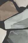 Muted Fragments in Soft Collision Art Print