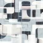 Geometric Balance in Monochrome Harmony I Art Print