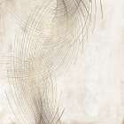 Swirling Golden Waves on Canvas Art Print