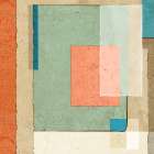 Rectangles and Soft Textures Harmony Art Print