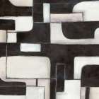 Interwoven Paths in Monochrome I Art Print