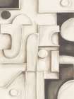 Geometric Harmony in Monochrome Forms Art Print