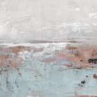 Muted Landscape in Blues Art Print