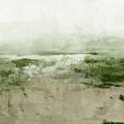Muted Landscape in Greens Art Print