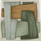 Geometric Harmony in Earth Tones Minimalist Print