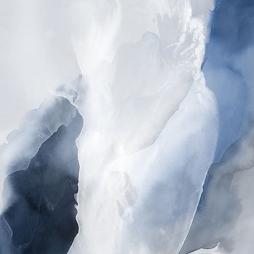 Misty Mountain Silhouettes II Art Print
