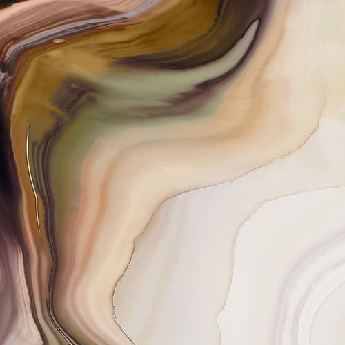 Flowing Earth Tones Abstraction I Moderne reproduction