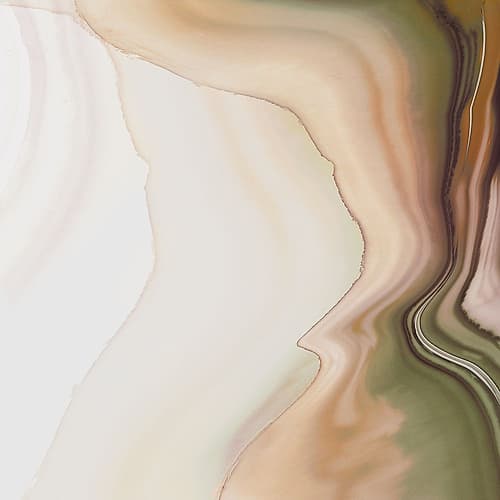 Flowing Earth Tones Abstraction II Minimaliste reproduction