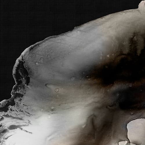Monochrome Waves of Discovery Minimaliste reproduction