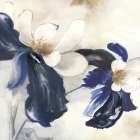 Blue Blossom Florals I Art Print