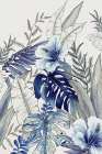 Blue Tropical Forest I Art Print