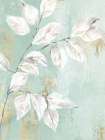 Soft Green Leaves Art Print