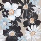 Blue Florals Bloom Art Print