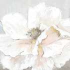 Large White Floral II Art Print