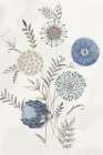Modern Blue Bouquet I Art Print