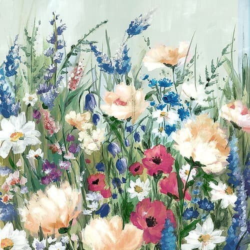 Vibrant Wildflower Garden Art Print