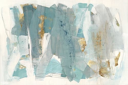Blue Glaze Art Print by Grace Rowan