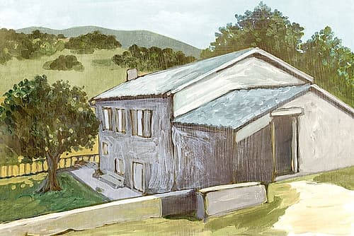 Country Home I Art Print