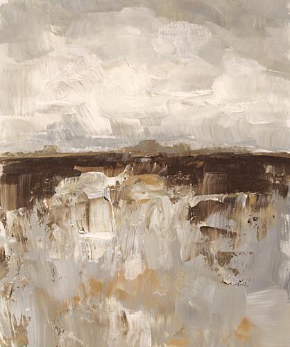 Muted Reflections on Distant Shore Art Print by Errico And Slyp