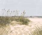 Gentle Dunes by Calm Seashore Art Print