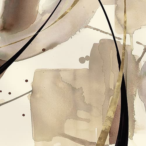 Whispers of Taupe I Art Print