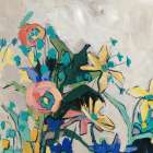 Happy Spring Florals II Art Print