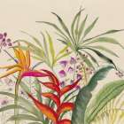 Heliconia Garden Art Print