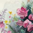 Bougainvillea Garden II Art Print