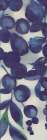 Indigo Floral Cascade I Art Print